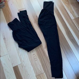 Motherhood maternity leggings (2 pairs)